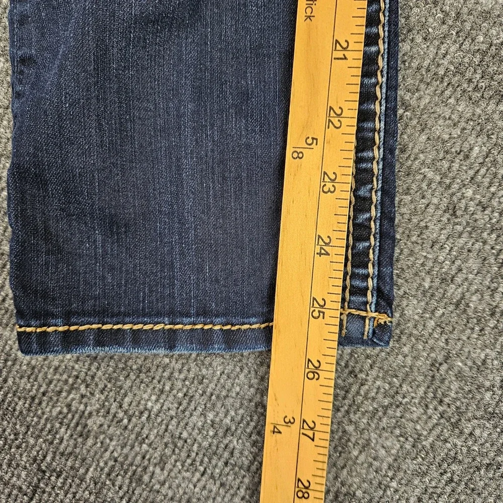 Silver Suki Capri Jeans Women's 26 Dark Wash Denim‎ Stretch Mid Rise Cropped